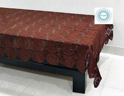 STITCHNEST Cotton Net Table Cover for 24 Seater Dining Table | Decorat