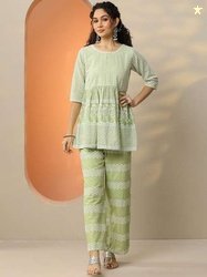 Gerua By Libas Chevron Embroidered Co-Ords