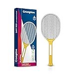 Crompton Anti-Mosquito Racquet-ZAPPY-Duo | Mosquito Bat | Mosquito Killer | Rechargeable Mosquito Racket | Long Lasting Battery | 6 Months Warranty