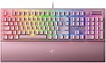 Razer Blackwidow V3 – Mechanical Gaming USB Keyboard (Green Switch) – Quartz Edition – US Layout FRML Packaging