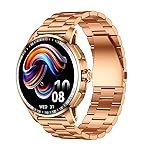 itel Unicorn Max Smartwatch with 1.43″ AMOLED Display, 1000 Nits Brightness, AI Voice Assistant, Bluetooth V5.3, IP68 Waterproof, 200+ Watch Faces, 100+ Sports Modes (Copper Gold)