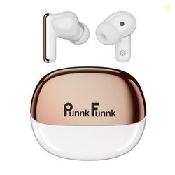 PunnkFunnk FusionBeat Wireless Earbuds 40H Playtime, 45ms Low Latency,