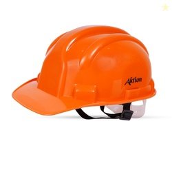 Aktion AK H01_WHT Safety Helmets Nape Type, Color: Orange, Pack of 5,