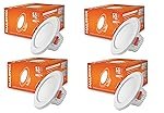 Halonix Kornet 5.5-Watt LED Downlighter (Pack of 4, Cool Day Light)