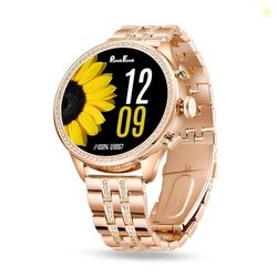 PunnkFunnk GEN 9 Smartwatch for Women with Metal Strap & HD Display, B
