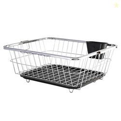 Kuber Industries Stainless Steel Dish Rack for Kitchen | Vessels Organ