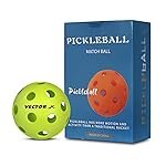 Vector X Pickleball-Softer Feel Recreational & Club Play Pickleball for Tournament and Competition, Perfectly Balanced, High Bounce True Flight, Ideal for All Skill Levels (Pack of 6, 26-Hole)