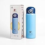 Clay Craft Vacbott Sonic Pro Double Wall|18 Hours Hot and 24 Hours Cold Water Bottle Vacuum Insulated Flask Bottle|550ml, 1Pcs, Bottle for Home, Office|BPA-Free|BIS Certified|1Year Limited Warranty