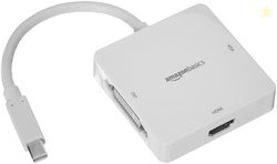 Amazon Basics AmazonBasics Mini DisplayPort to HDMI/DVI/VGA Adapter -