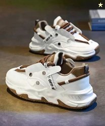 tejas Premium look Sneakers Sneakers For Men (Tan , 6)