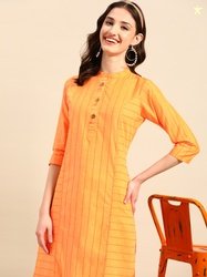 Sangria X fwd Striped Jacquard Kurta