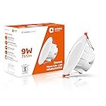 Orient Electric Eternal 9W LED Downlight | 690 Lumens | Energy Saving | Up to 4 kV Surge Protection | Suited for 3-inch Junction Box| 3000K, Warm White| Made in India | Pack of 1
