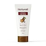 Naturali Exfoliating Face Scrub With Walnut & Cocoa | Deeply Hydrates Skin | Nourishes Dry Skin | Paraben & Mineral Oil Free | 100g
