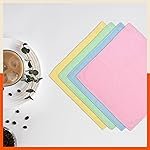 Bathla Spic & Span Multi Purpose Micro Fiber Cleaning Cloth – 340 GSM: 30cmx30cm (Pack of 4 – Lemon, Light Green, Light Blue, Pink)