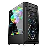 Artis G8301 Computer Gaming Cabinet Support ATX, Micro ATX Motherboard, 2 x 120mm RGB Fan with Sturdy Built Quality
