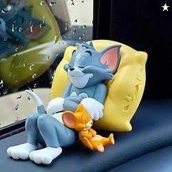 SHIGOSHREE Tom & Jerry Cute Sleeping Car Interior Accessory Decor...mo