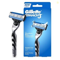Gillette Mach 3, Shaving Razor For Men | Most Comfortable Shave | 3D B