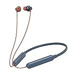 ZEBRONICS Jumbo LITE with 70 Hours Backup, Bluetooth v5.2 Wireless Neckband, Fast Charging, ENC Calling, Gaming Mode (Upto 50ms), Voice Assistant, Dual Pairing, Splash Proof, and Type C (Navy)