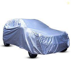 Amazon Brand - Solimo SUV Car Cover, Silver (SUV 300, BRV, WRV, Creta,