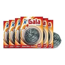 Gala Steel Scrubber Combo Set (Pack of 6)