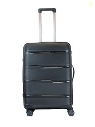 Ligo 75 Cm Large Lightweight 8 Wheel Trolley Bag with Anti-Theft Zip |