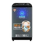 Acer 10.0 Kg 5 Star Fully-Automatic Top Loading Washing Machine (AR10HFATLH2C2IG24D, Inox Grey,12 Wash Programs, In-Built Heater, Magic Filter, Robust Motor)