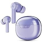 Boat Airdopes 300, Cinematic Spatial Audio, 50H Battery, 4Mic AI ENx, Fast Charge, App Support, Low Latency, IPX4, v5.3 Bluetooth Earbuds, TWS in Ear Earbuds Wireless Earphones with mic (Purple Haze)