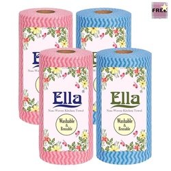 Ella Kitchen Tissue Towel Roll Napkins I Reusable Non Woven Eco Friend