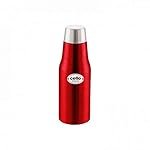 Cello Ivana Stainless Steel Double Walled Water Bottle, Hot and Cold, 750ml, 1 Unit, Red