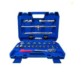 AvitaDomus Hand Tool DN-2462 46-Piece 1/4  (6.35mm) Drive Hex Socket S