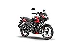 Bajaj Pulsar 125 Disc Carbon Graphics Motorcycle, Split Seat, Ebony Black Racing Red, Booking for Ex-Showroom Price