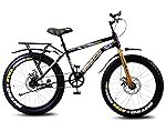 URBANSTAR Hulk | IBC | 20T BMX | in-Built Carrier | D/D | Fat Tyres | Semi Assembled | 20 T (inch) Fat Tyre Cycle (Single Speed, Black, Rigid)