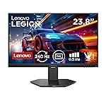 Lenovo Legion 24-10, 24 Inch IPS Full HD Gaming Monitor, 240Hz, 0.5ms, AMD FreeSyn Premium, NVIDIA G-Sync, 99% sRGB, Eyesafe, Dual HDMI, Display Port, Tilt, Swivel, Pivot, Height Adjust, Black
