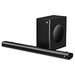 Boat Aavante 2.1 2000, 200W, EQ Modes, Multi Compatibility, Premium Design, Remote Control, v5.4 Bluetooth Sound bar, Home Theatre Soundbar Speaker(Premium Black)