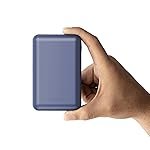 URBN 20000mAh Nano Plus 35W Turbo Fast Charging Power Bank Two-Way Fast Charge Metallic Finish 12-Layer Circuit Protection 1 Year Warranty (Blue Titanium), USB Type C
