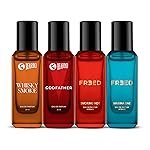 Beardo Him & Her Perfume Giftset 20ml x 4 | Whisky Smoke, GodFather, Marina Bae & Smoking Hot | Long Lasting Spicy Eau De Parfum | Gift For Couple, Men Women