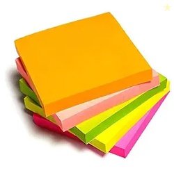 Bambalio BSNS-33 Neon Sticky Note Pad 3 x 3 inch (Pack of 3)
