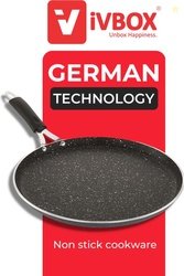 iVBOX Ruff & Tuff 4mm-Thick Non-Stick induction Bottom Dosa Tawa ...mo