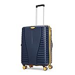 Aristocrat Medium Airpro Plus Check-in 66 Cm() 8 Wheel Spinners Trolley Bags for Travel Hard Case Luggage, Lightweight Bag with TSA Lock & Anti-Theft Zipper(Blue), Black