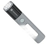 Portronics Eco Glow 2 Tactical Rechargeable Flashlight Torch for Car & Road Emergencies, Adjustable Focus with Telescopic Zoom, Dual Brightness & SOS Modes, 1200mAh Battery for Camping & Hiking