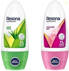 Rexona Aloe Vera and Powder Dry Underarm Roll On Deodorant Deodor...mo