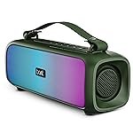 boAt Stone 580 Bluetooth Speaker with 12W RMS Stereo Sound, LED Lights, Up to 8 HRS Playtime, TWS Feature, FM Radio, Multi-Compatibility Mode, IPX4(Pine Green)