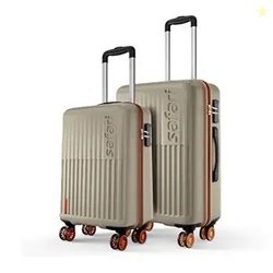 Safari Astra Neo 8 Wheels Set of 2 (Cabin + Medium) Trolley Bags, Hard