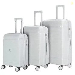 Maverick Family Set of 3 (S +M+ L) Hard Sided Luggage Trolley Bag for