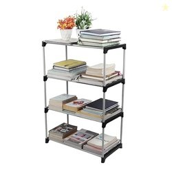 4 Layer Bookshelf for Home Library, Book Stand| Book Rack for Study Ro