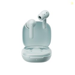 QCY T17 Pro Wireless Earbuds | Global Brand, Fabric Finish, AI Noise C
