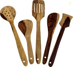 SRE Non Chemical Pure Wooden Spoon set for Cooking Kitchen Tool S...mo