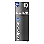 Samsung 467 L, 3 Star, Convertible 5-in-1, Digital Inverter, Frost Free Double Door, Bespoke AI WiFi Refrigerator (RT80H51C3KHL, Luxe Black, 2026 Model)