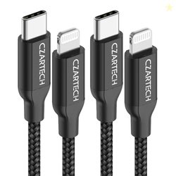 CZARTECH [1.2 Mt USB-C 20W Fast Charging cable Compatible with i-Phone
