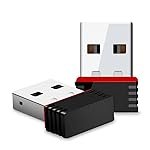 AirCase USB WiFi Adapter for PC, 150 Mbps Wireless Network Adapter for Desktop – Nano Size WiFi Dongle Compatible with Windows, Mac OS & Linux Kernel | WPA/WPA2 Encryption Standards| Black